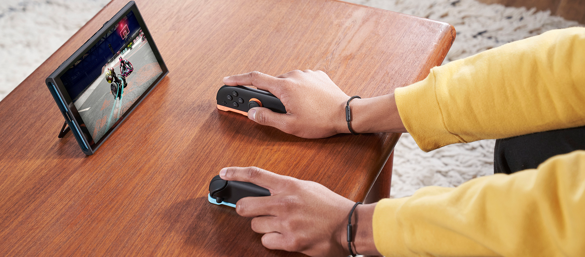 Nintendo Switch 2 in tabletop mode